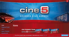 Desktop Screenshot of cine-five.de