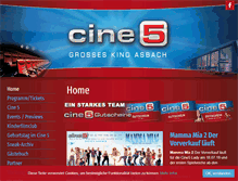 Tablet Screenshot of cine-five.de